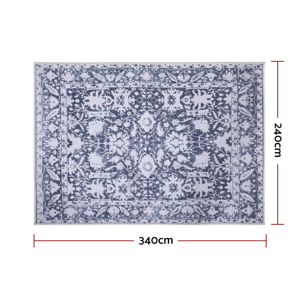 Artiss Floor Rug 240X340cm Soft Velvet Washable Modern Area Rug Floor Carpet Mat-Home &amp; Garden &gt; Rugs &gt; Floor Rugs-PEROZ Accessories