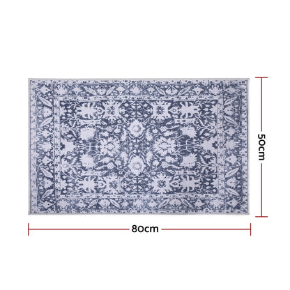 Artiss Floor Rug 50X80cm Doormat Soft Velvet Non-Slip Bath Mat Small Rug Modern-Home &amp; Garden &gt; Rugs &gt; Door Mats-PEROZ Accessories