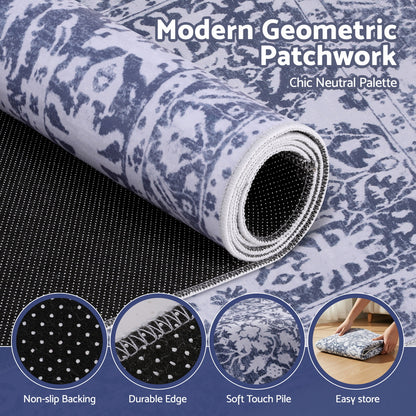 Artiss Floor Rug 50X80cm Doormat Soft Velvet Non-Slip Bath Mat Small Rug Modern-Home &amp; Garden &gt; Rugs &gt; Door Mats-PEROZ Accessories