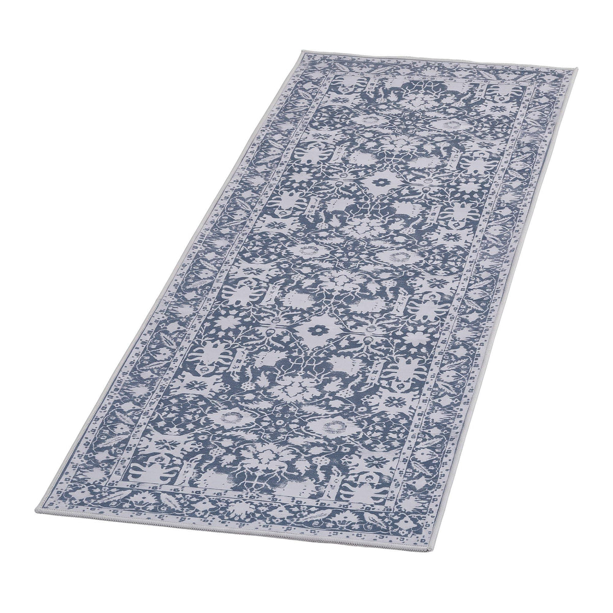 Artiss 60 x 180 cm Runner Rugs for Hallway Bedroom Pad-Free Dense Dot Backing Stops Slipping &amp; Robot Vacuum Friendly, Vintage Carpet for Reading Nook Dining Area, 100% Polyester Washable