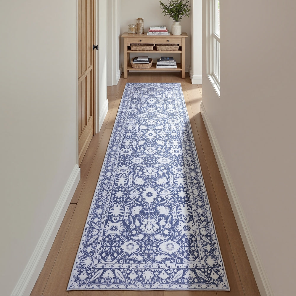 Artiss Hallway Runner Rug 80X300cm Soft Velvet Washable Modern Kitchen Mat-Home &amp; Garden &gt; Rugs &gt; Floor Rugs-PEROZ Accessories