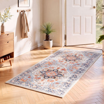 Artiss 60 x 120 cm Runner Rugs For Living Room No Heavy Rubber Crease-Free Foldable Design For Kitchen Entryway And Bedroom 100% Polyester Water-repellent Resistant Non-Shedding-Home &amp; Garden > Rugs > Round Rugs-PEROZ Accessories