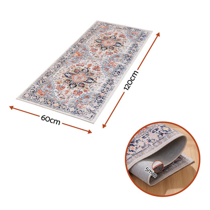 Artiss 60 x 120 cm Runner Rugs For Living Room No Heavy Rubber Crease-Free Foldable Design For Kitchen Entryway And Bedroom 100% Polyester Water-repellent Resistant Non-Shedding-Home &amp; Garden > Rugs > Round Rugs-PEROZ Accessories