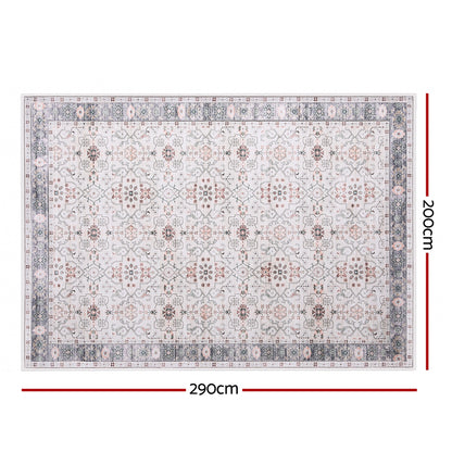 Artiss Washable Floor Rug 200x290cm Large Area Rug Modern Living Room Carpet-Home &amp; Garden &gt; Rugs &gt; Floor Rugs-PEROZ Accessories