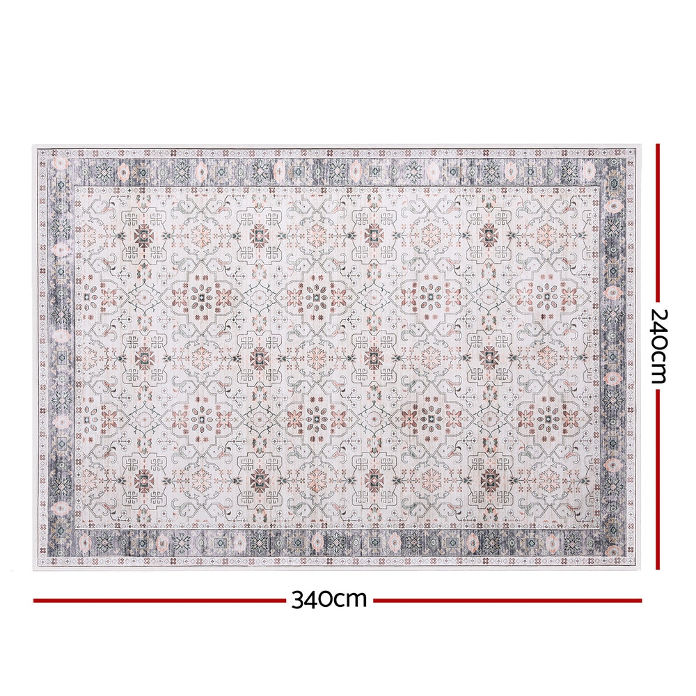 Artiss Washable Floor Rug 240X340cm Large Area Rug Modern Living Room Carpet-Home &amp; Garden &gt; Rugs &gt; Floor Rugs-PEROZ Accessories