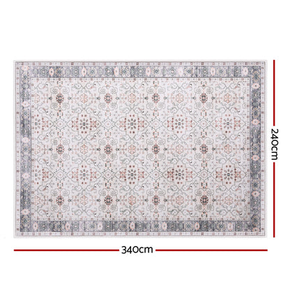 Artiss Washable Floor Rug 240X340cm Large Area Rug Modern Living Room Carpet-Home &amp; Garden &gt; Rugs &gt; Floor Rugs-PEROZ Accessories