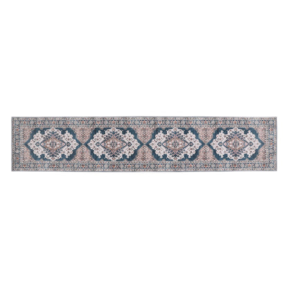 Artiss 60 x 300 cm Washable Runner Area Rug No Hard Glue Quilt-Like Soft for Home Decor, 0.5cm Ultra-Thin Pet Friendly Bohemian Medallion Bedroom Carpet