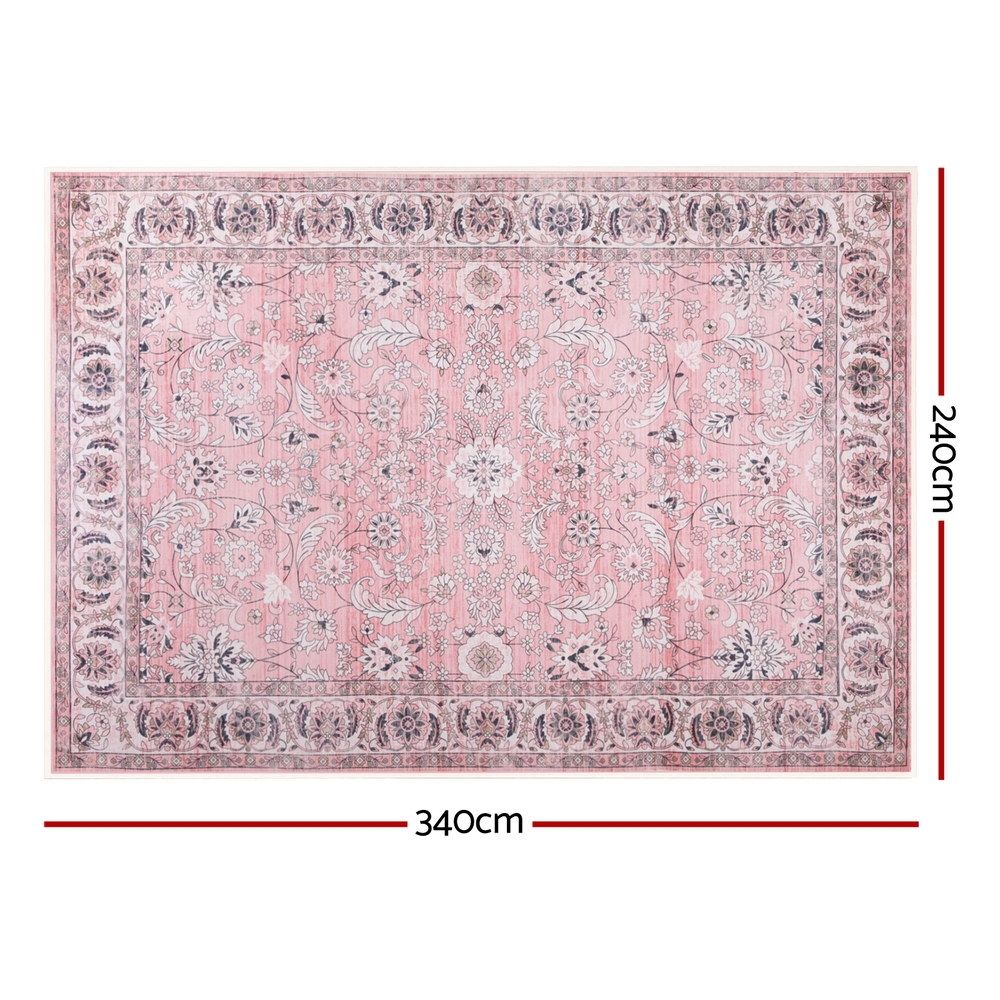 Artiss Floor Rug 240X340cm Large Washable Area Rug Vintage Living Room Carpet-Home &amp; Garden > Rugs > Floor Rugs-PEROZ Accessories
