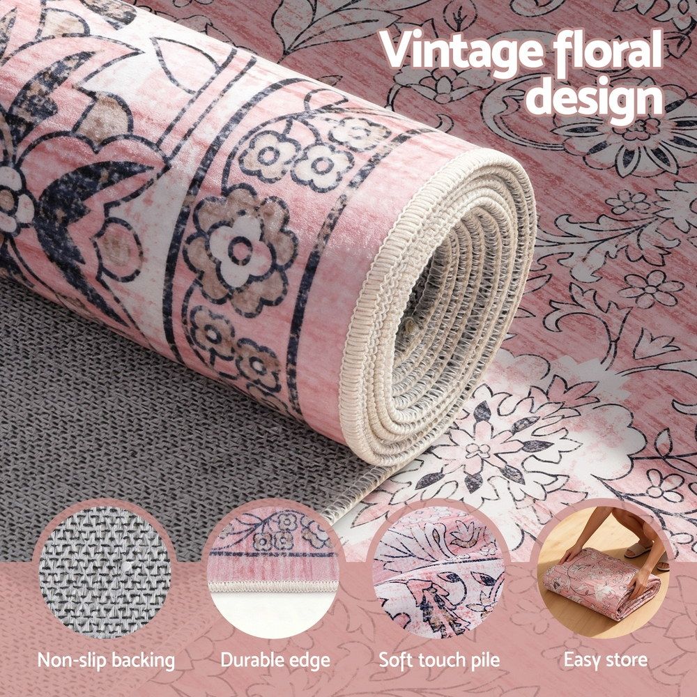 Artiss Floor Rug 240X340cm Large Washable Area Rug Vintage Living Room Carpet-Home &amp; Garden > Rugs > Floor Rugs-PEROZ Accessories