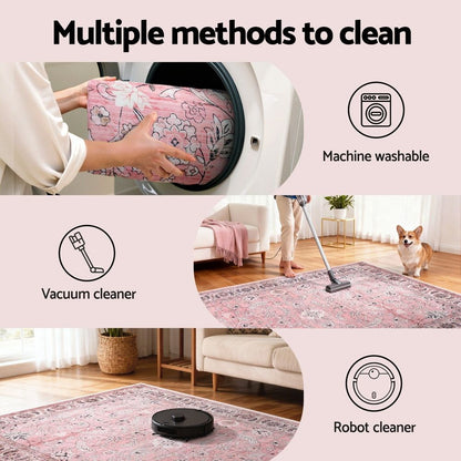 Artiss Floor Rug 240X340cm Large Washable Area Rug Vintage Living Room Carpet-Home &amp; Garden > Rugs > Floor Rugs-PEROZ Accessories