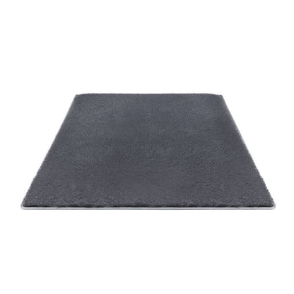 Artiss Floor Rug 140x200cm Plush Area Shaggy Rug Living Room Bedroom Carpet Grey-Home &amp; Garden &gt; Rugs &gt; Floor Rugs-PEROZ Accessories