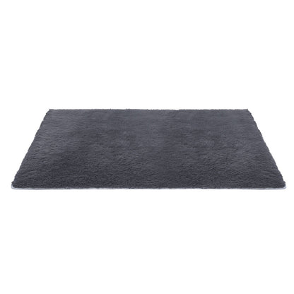 Artiss Floor Rug 160x230cm Plush Area Shaggy Rug Living Room Bedroom Carpet Grey-Home &amp; Garden &gt; Rugs &gt; Floor Rugs-PEROZ Accessories