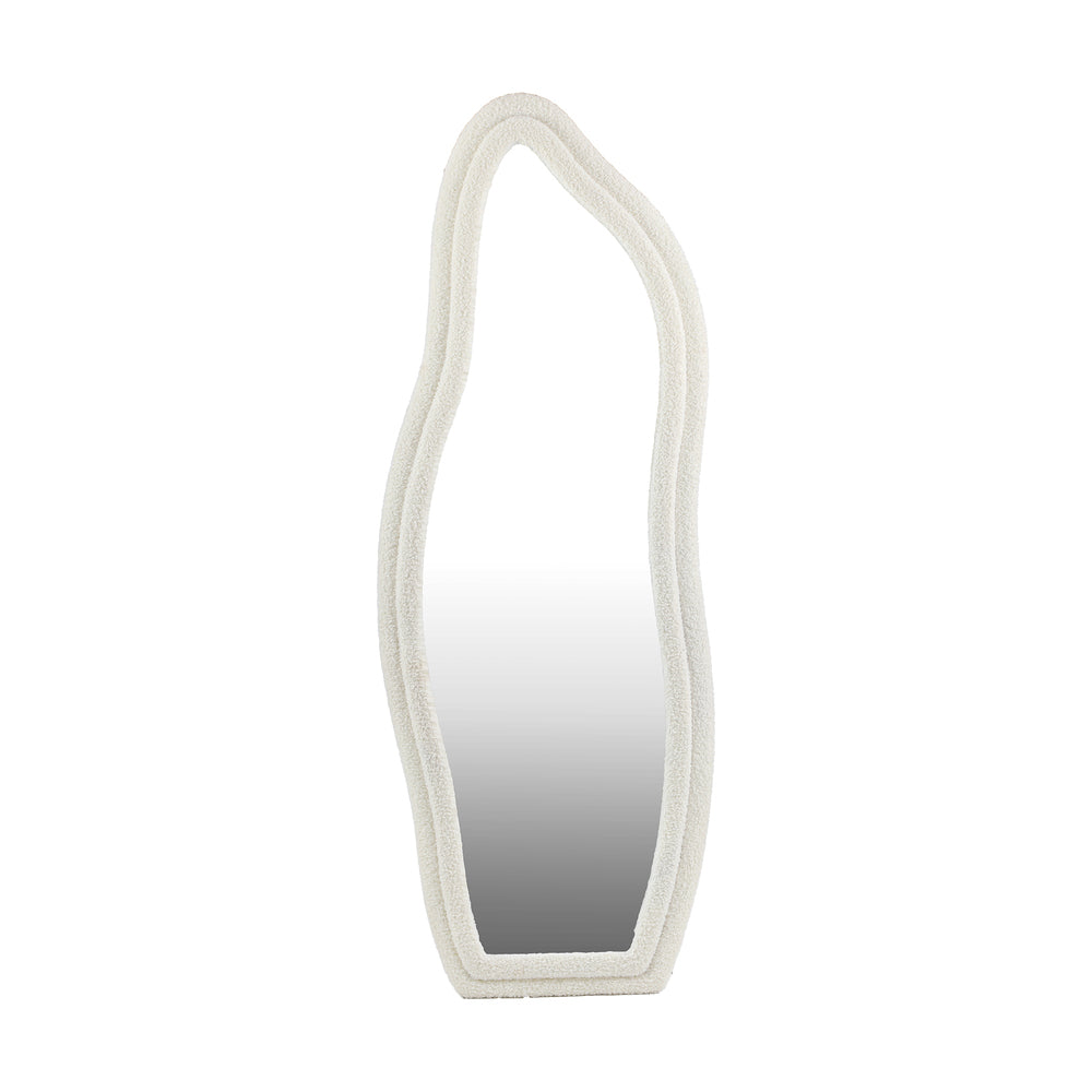 Oikiture Full Length Mirror Boucle Floor Mirrors 160cm-Full Length Mirrors-PEROZ Accessories