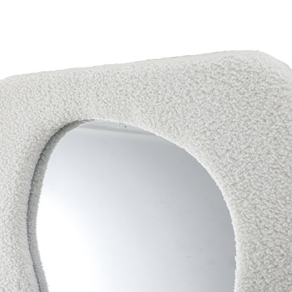 Oikiture Full Length Mirror 160x60cm Boucle Floor Mirrors-Full Length Mirrors-PEROZ Accessories