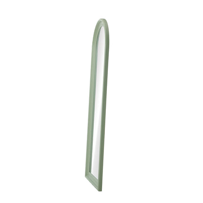 Oikiture Full Length Mirror Elegance Arch 165x60cm Green Wood-Full Length Mirror-PEROZ Accessories