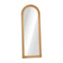 Oikiture Full Length Mirror Elegance Arch 165x60cm Natural Wood-Full Length Mirror-PEROZ Accessories