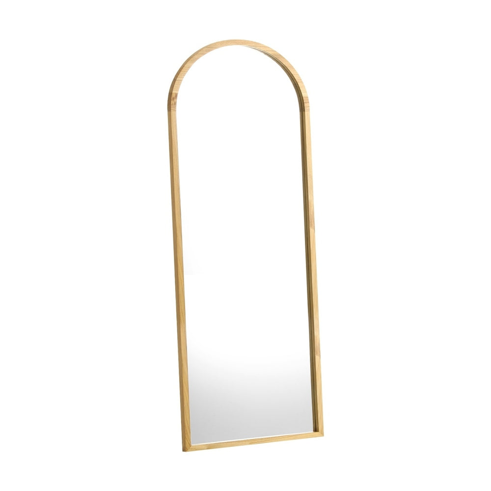 Oikiture Full Length Mirror Arched Wooden 166x60cm-Full Length Mirror-PEROZ Accessories
