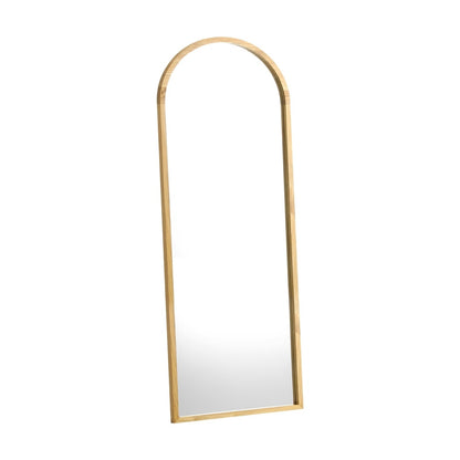 Oikiture Full Length Mirror Arched Wooden 166x60cm-Full Length Mirror-PEROZ Accessories