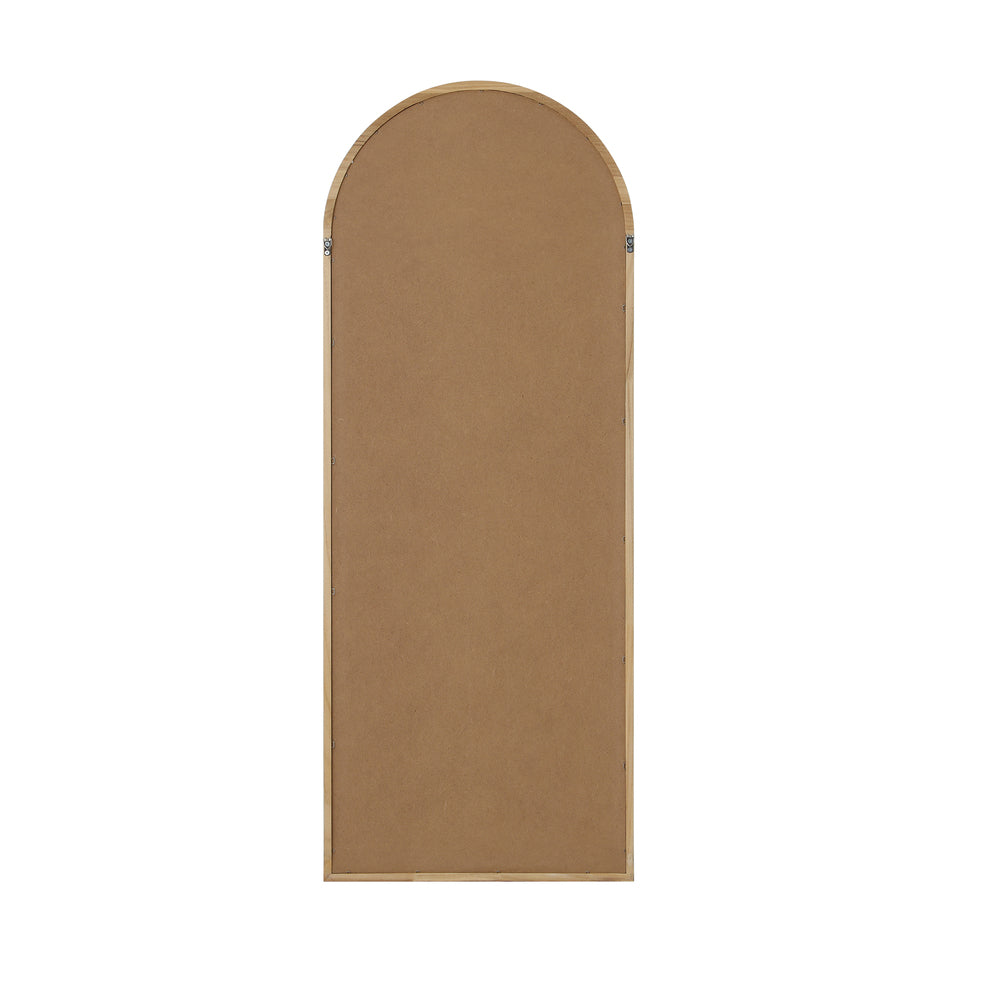 Oikiture Full Length Mirror Arched Wooden 166x60cm-Full Length Mirror-PEROZ Accessories