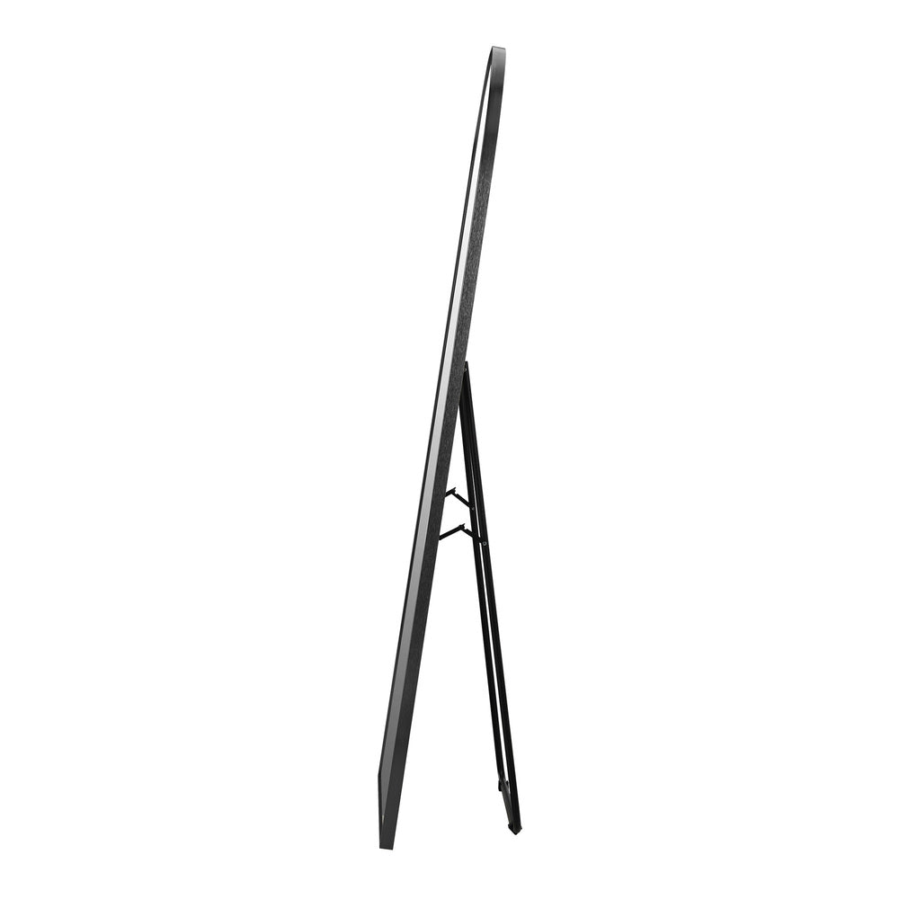 Oikiture 180x70cm Full Length Mirror Arched Floor Mirrors Black-Full Length Mirror-PEROZ Accessories