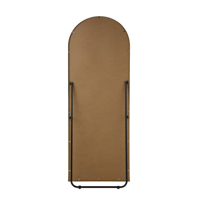 Oikiture 180x70cm Full Length Mirror Arched Floor Mirrors Gold-Full Length Mirror-PEROZ Accessories