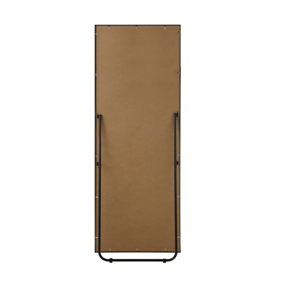 Oikiture 166x60cm Full Length Mirror Dressing Floor Mirrors Black-Full Length Mirror-PEROZ Accessories
