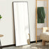 Oikiture 166x60cm Full Length Mirror Dressing Floor Mirrors Black-Full Length Mirror-PEROZ Accessories