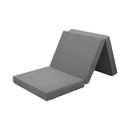 Bedra Folding Mattress Single Size Trifold Cushion Mat-Folding Mattresses Cushions-PEROZ Accessories