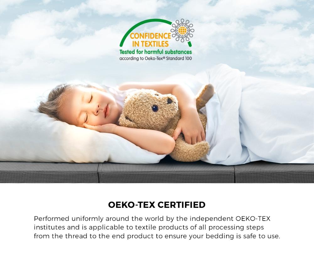 Bedra Folding Mattress Single Size Trifold Cushion Mat-Folding Mattresses Cushions-PEROZ Accessories