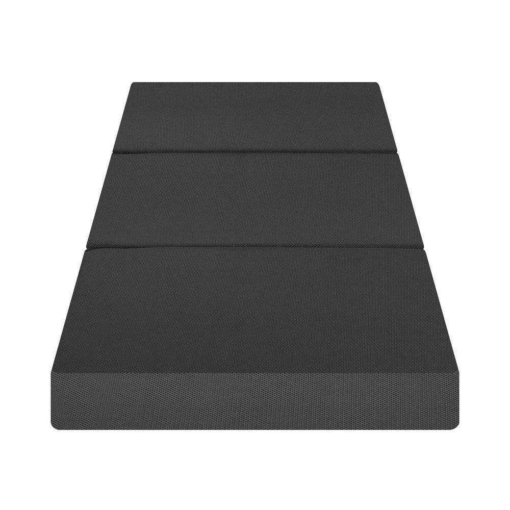 Bedra Folding Mattress Portable Single Sofa Foam Bed Grey-Folding Mattresses Cushions-PEROZ Accessories