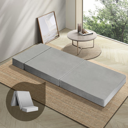 Bedra Folding Foam Mattress Single Portable Camping Floor Mat-Folding Mattress Cushion-PEROZ Accessories