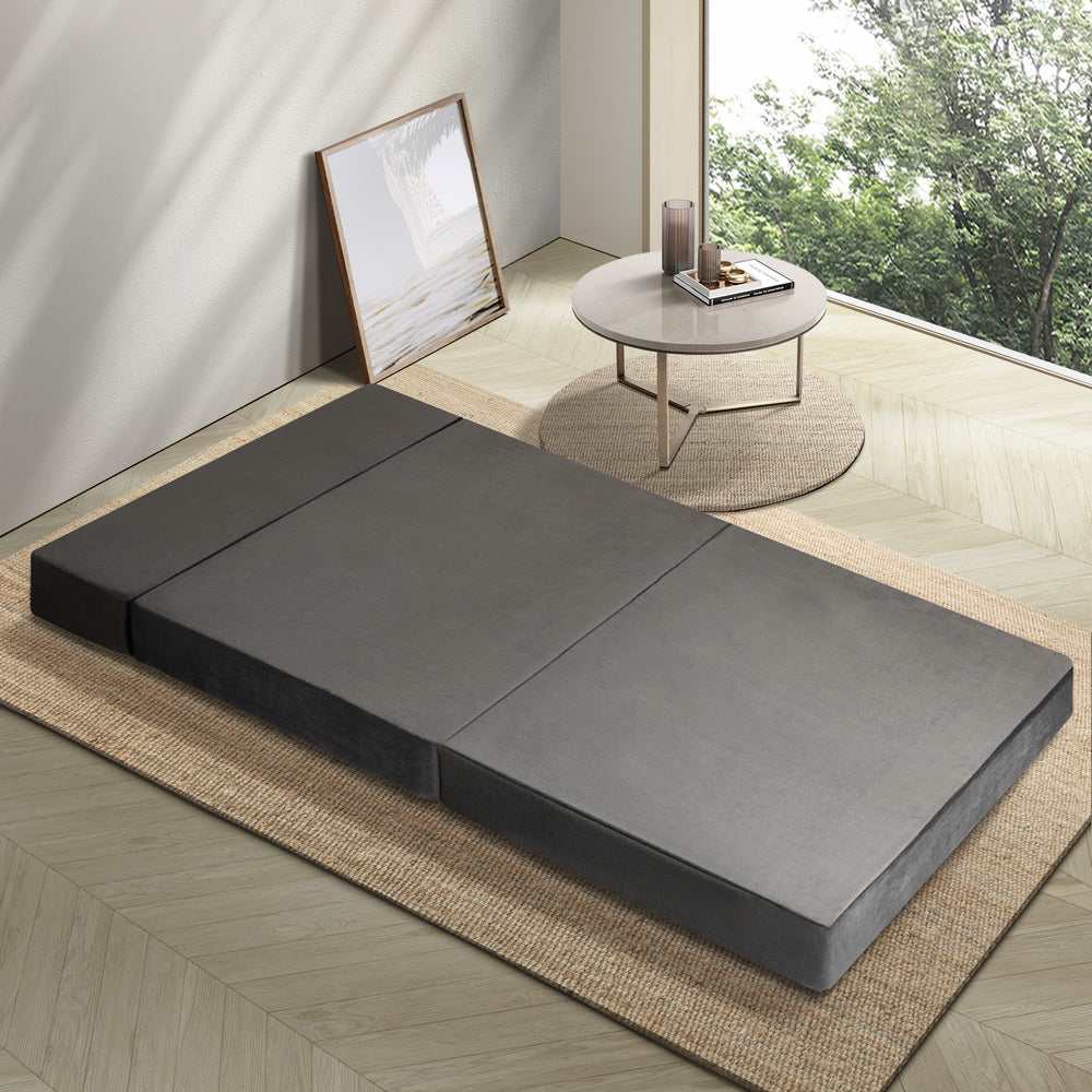 Bedra Folding Mattress Trifold Sleeping Cushion Mat Double-Folding Mattresses Cushions-PEROZ Accessories