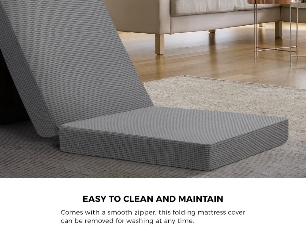 Bedra Foldable Mattress Trifold Cushion Single-Folding Mattresses Cushions-PEROZ Accessories