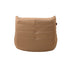 Oikiture 2X Floor Sofa Lounge Caterpillar Couch Single Pouffe Brown-Floor Lounge-PEROZ Accessories