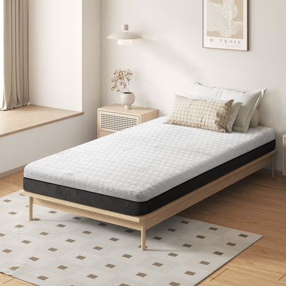 Bedra King Single Mattress Cool Gel Memory Foam No Spring 16cm-Mattress-PEROZ Accessories