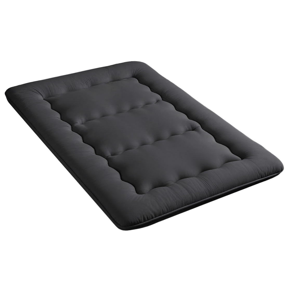 Giselle Bedding 10cm Japanese Floor Mattress Foldable Futon Mattress Washable Cover Straps-Furniture > Mattresses > Double Mattress-PEROZ Accessories