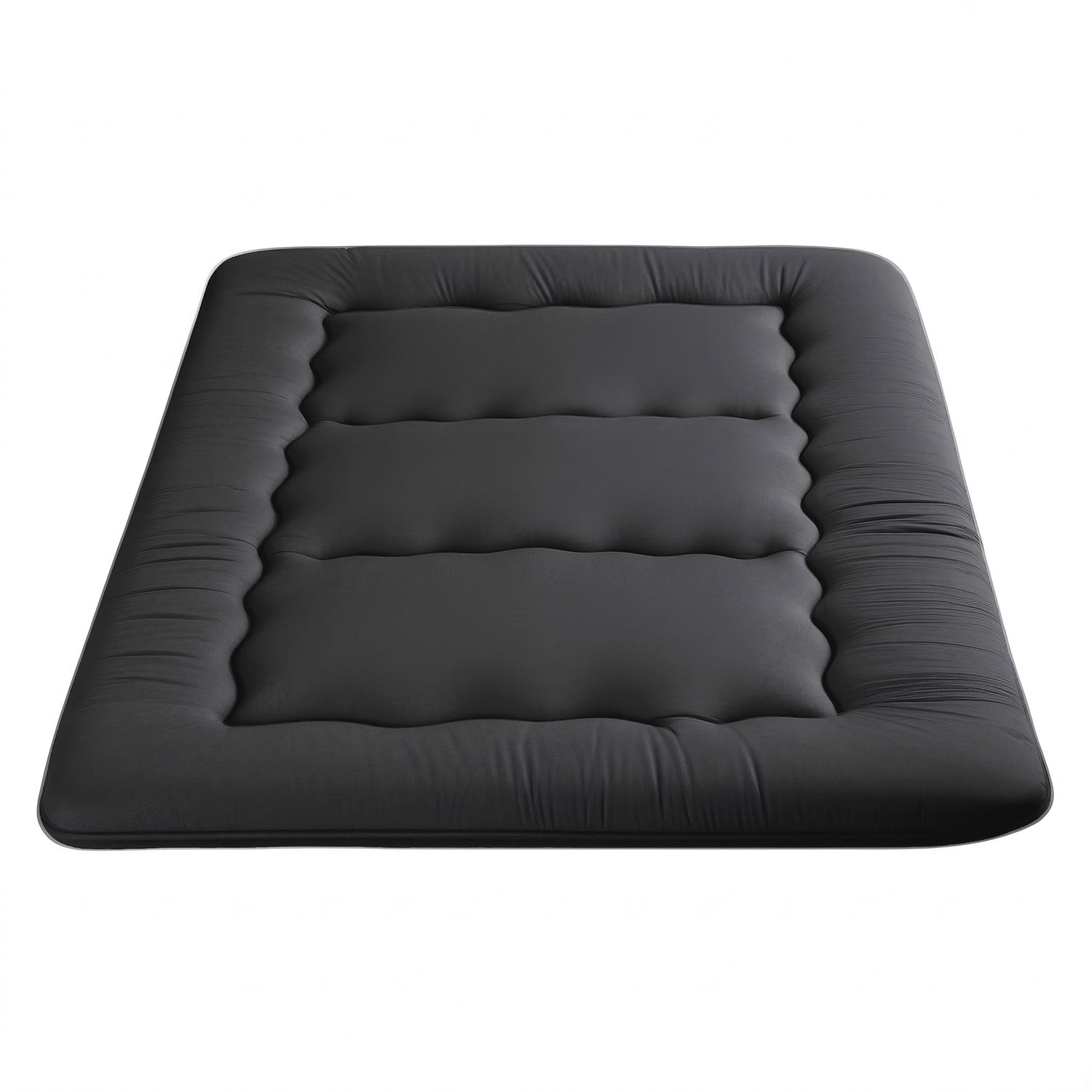 Giselle Bedding 10cm Japanese Floor Mattress Foldable Futon Mattress Washable Cover Straps-Furniture > Mattresses > Double Mattress-PEROZ Accessories