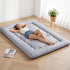 Giselle Bedding 10cm Japanese Floor Mattress Foldable Futon Mattress Washable Cover Straps-Furniture > Mattresses > Double Mattress-PEROZ Accessories