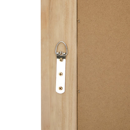 Oikiture Full Length Arch Mirror 165x60cm Natural Wood Wall Mounted-Full Length Mirror-PEROZ Accessories