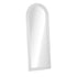 Oikiture Full Length Arch Mirror 165x60cm White Wood Wall Mounted-Full Length Mirror-PEROZ Accessories