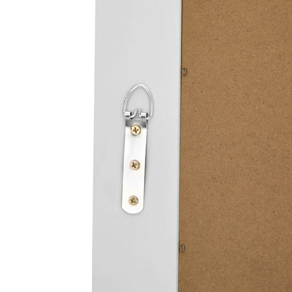 Oikiture Full Length Arch Mirror 165x60cm White Wood Wall Mounted-Full Length Mirror-PEROZ Accessories