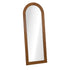 Oikiture Full Length Arch Mirror 165x60cm Brown Wood Wall Mounted-Full Length Mirror-PEROZ Accessories