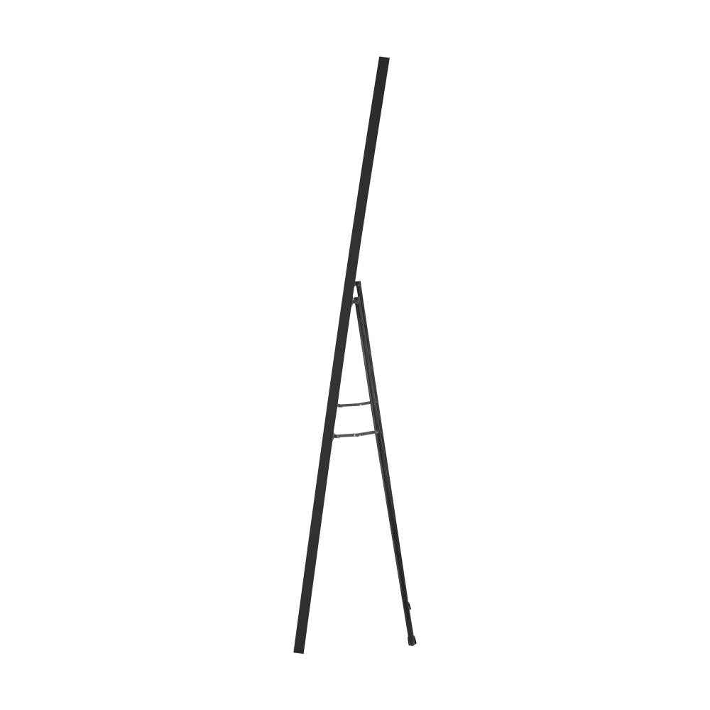 Oikiture Wooden Full Length Mirror Rectangle Free Standing Black-Full Length Mirrors-PEROZ Accessories