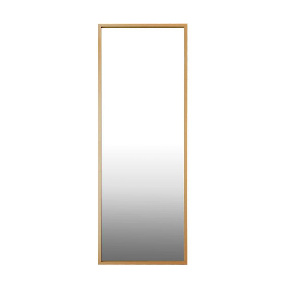 Oikiture Wooden Full Length Mirror Rectangle Free Standing-Full Length Mirrors-PEROZ Accessories