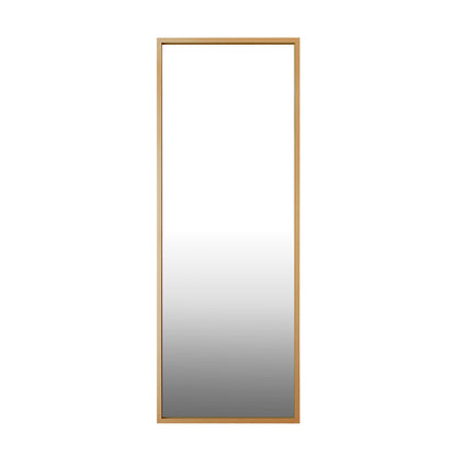 Oikiture Wooden Full Length Mirror Rectangle Free Standing-Full Length Mirrors-PEROZ Accessories