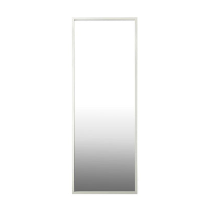 Oikiture Wooden Full Length Mirror Rectangle Free Standing White-Full Length Mirrors-PEROZ Accessories