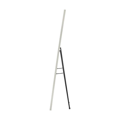 Oikiture Wooden Full Length Mirror Rectangle Free Standing White-Full Length Mirrors-PEROZ Accessories