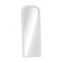 Oikiture Full Length Arch Mirror 165x60cm White Wood Top Round Corner-Full Length Mirror-PEROZ Accessories