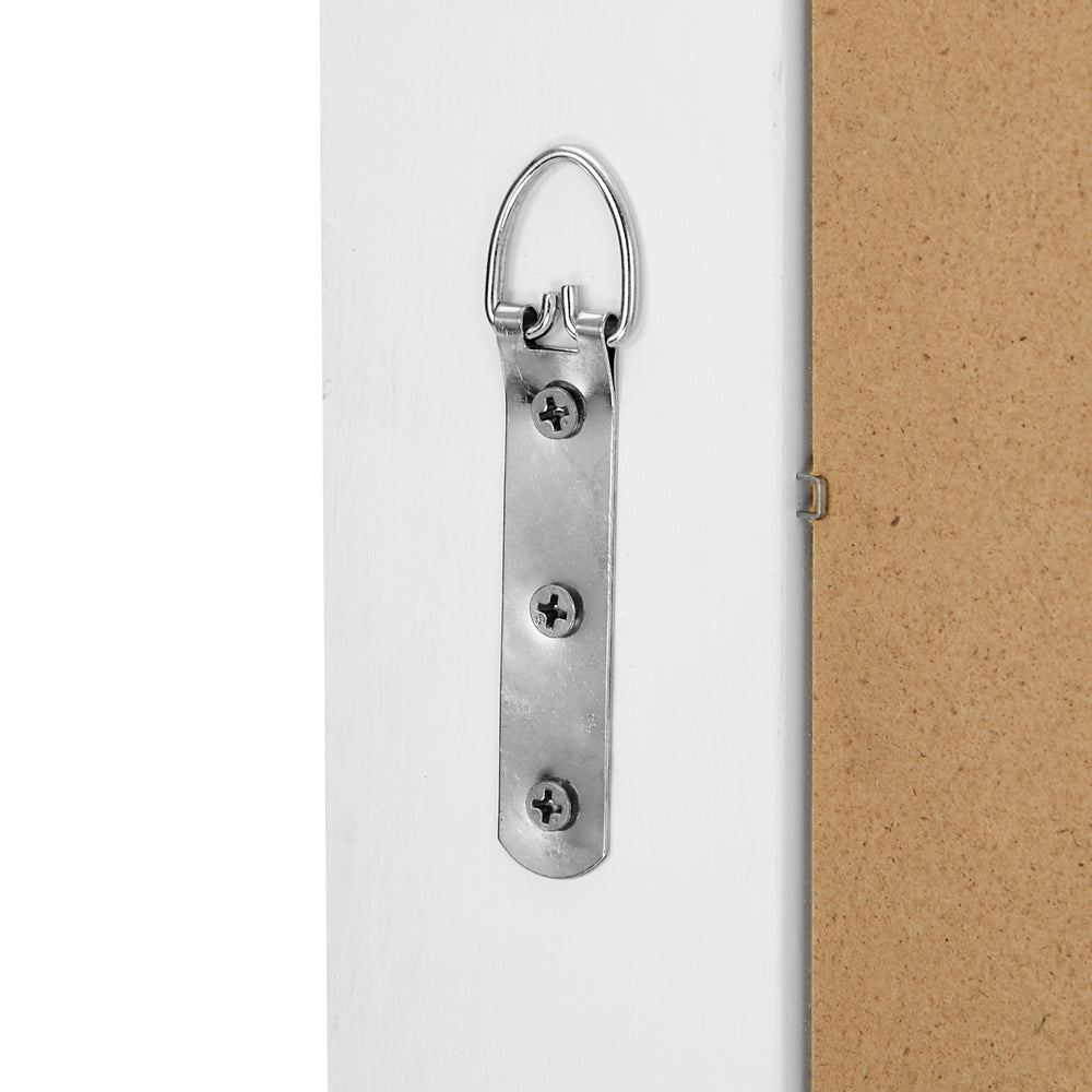 Oikiture Full Length Arch Mirror 165x60cm White Wood Top Round Corner-Full Length Mirror-PEROZ Accessories