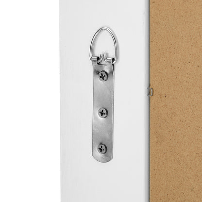 Oikiture Full Length Arch Mirror 165x60cm White Wood Top Round Corner-Full Length Mirror-PEROZ Accessories